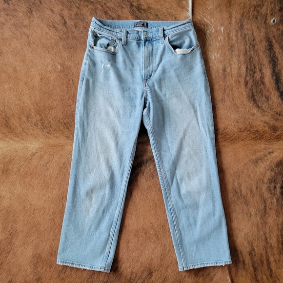 Abercrombie & Fitch Denim - Abercrombie & Fitch Zoe Natural Rise Ankle Straight